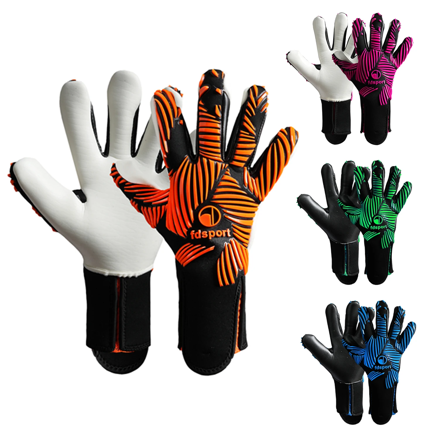 4mm Latex Goalkeeper Gloves Premier Quality Football Soccer Men Women Thick Gloves Football Non-Slip Futebol Match Goalie Gloves