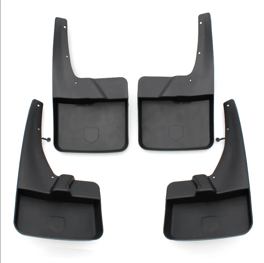 Front Rear 4pcs Mud Fender Guards For 2009-2018 Dodge Ram 1500 2500 3500 No Fender Flares Mudguards Splash Guards Accessories