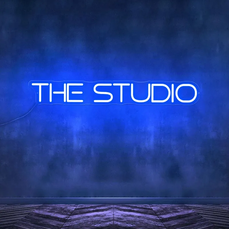 The Studio Neon Sign Custom Led Neon Light Recording Music Studio Night Light Room Decor On Air LED Neon Sign Studio Neon Decor