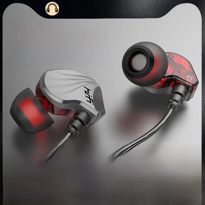 3.5MM AUX/type-c puce numérique 6D HIFI basse lourde casque avec micro musique sport jeu dans l'oreille filaire écouteurs pour Samsung Android