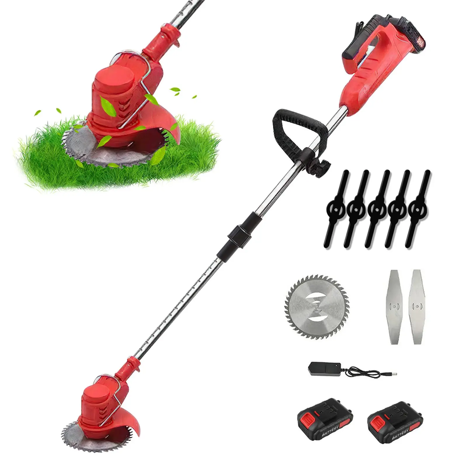 Elektrischer Rasenmäher 18000, Gras-Trimmer mit Verstellbarer Länge, Garten-Elektrowerkzeug, Rasen-Trimm- und Beschneidungswerkzeug # 20