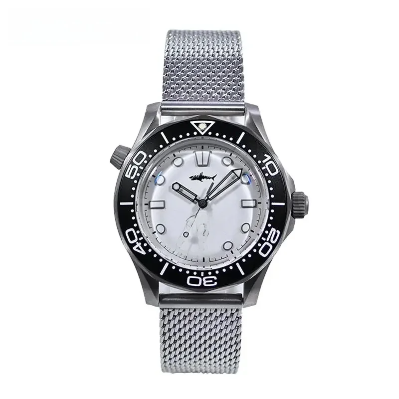 Heimdallr Titanium Horloge Zee Ghost V2 Nttd Nh35 Beweging Datum C3 Lume Saffier Crystal 20bar Automatisch Mechanisch Duikhorloge Heren - afbeelding 2