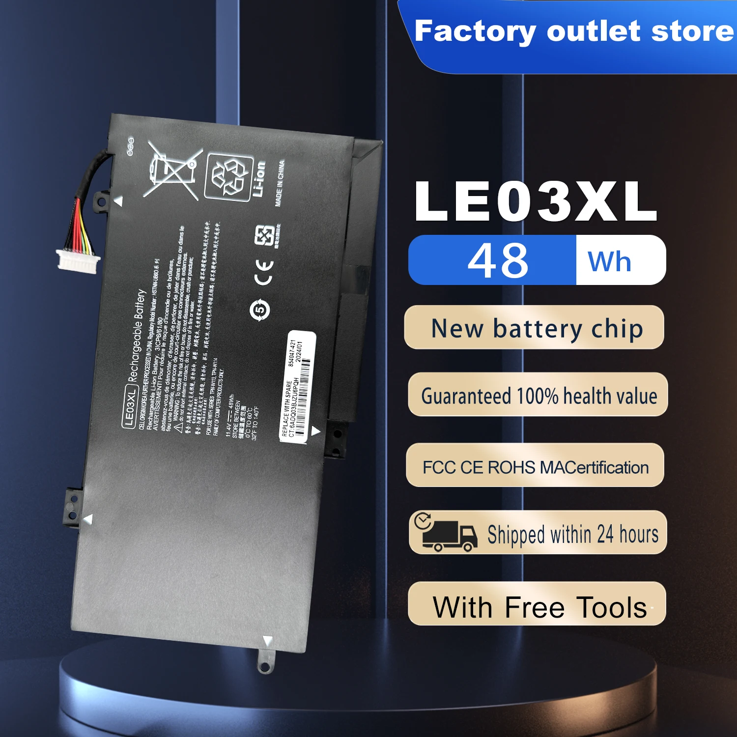 DXT New LE03XL LE03 Laptop Battery For HP ENVY X360 M6 W102DX W102DX 796356-005 HSTNN YB5Q HSTNN UB60 HSTNN UB6O HSTNN YB5Q PB6M