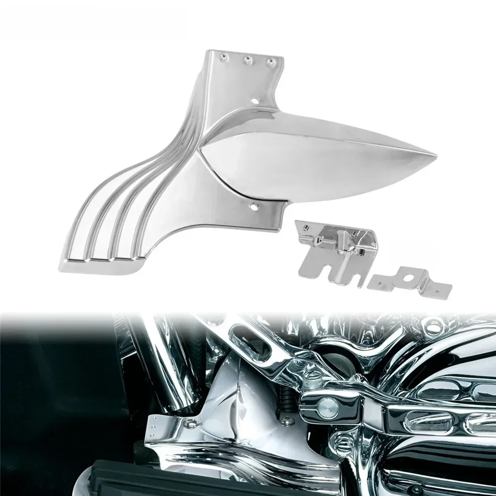 Motocyklowa chromowana dolna osłona przedniej ramy z tworzywa sztucznego do Harley Touring Road King Tour Street Glide Electra Glide 91-23 Trike 09-23 — zdjęcie 2
