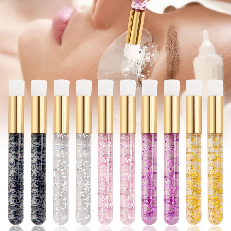 2PCS Wimpern Reinigung Pinsel Lash Shampoo Pinsel Nase Poren Mitesser Entferner Tiefe Pinsel Für Wimpern Extensions Make-Up-Tools