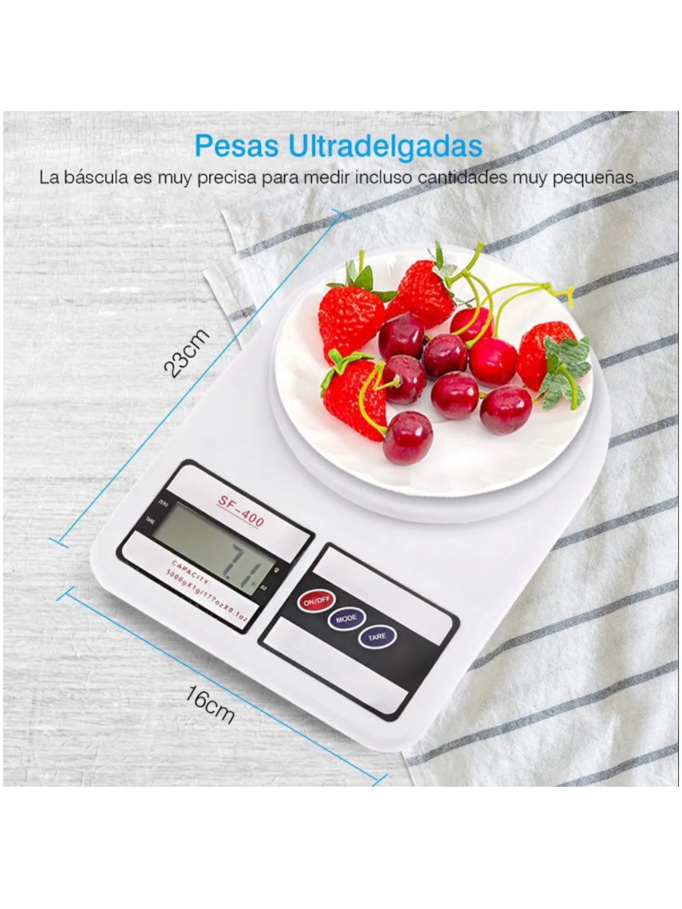 Digital Gramera Scale Portable Scale Weighs up to 5kg Kitchen Scale