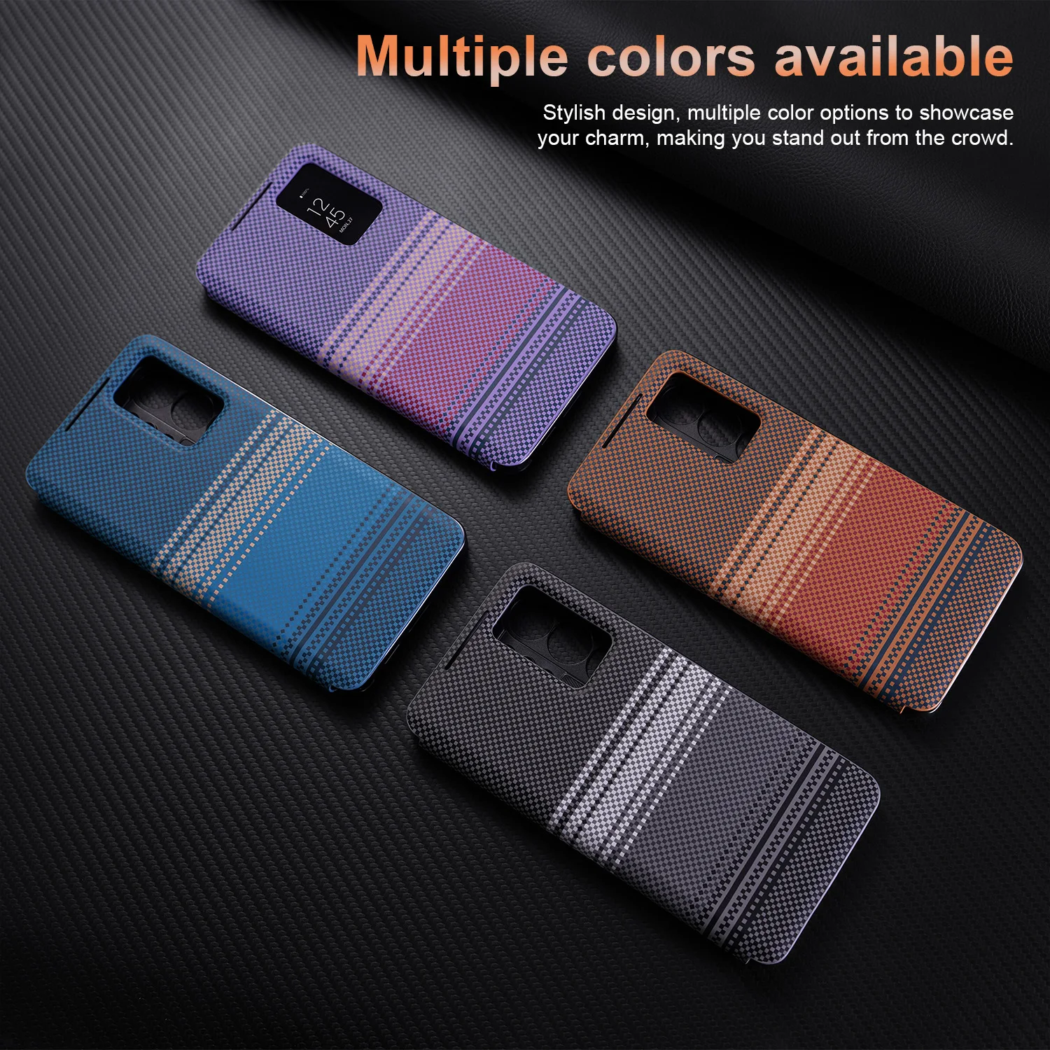 Smart Window S-View Flip Premium PU Leather Wallet Case For Samsung Galaxy S26 Ultra S25 S24 S23 S22+ Card Cover Protector Skins