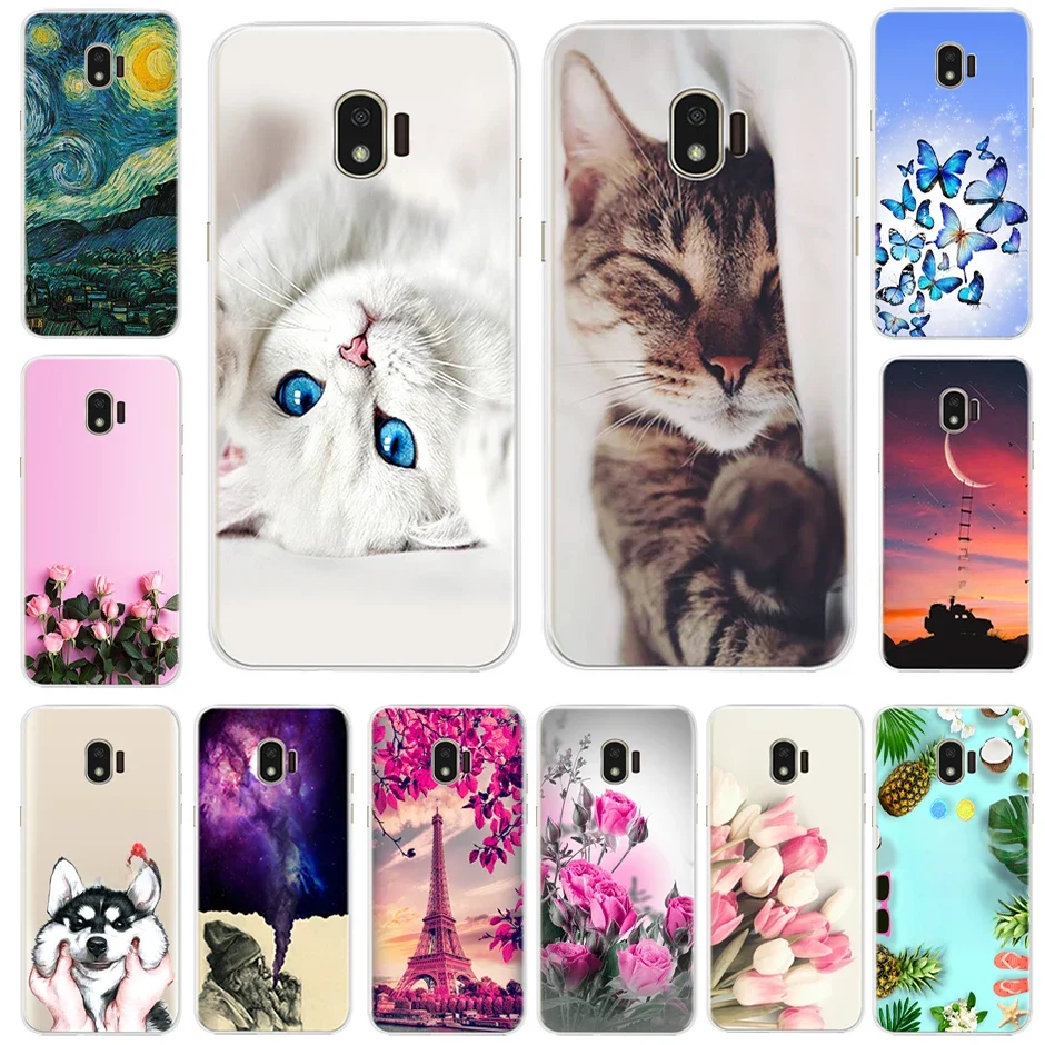 Etui malarskie do Samsung Galaxy J2 2018 J250 SM-J250F Miękkie silikonowe etui na telefon do Samsung J2 Pro 2018 J2Core J260F Cover — zdjęcie 2