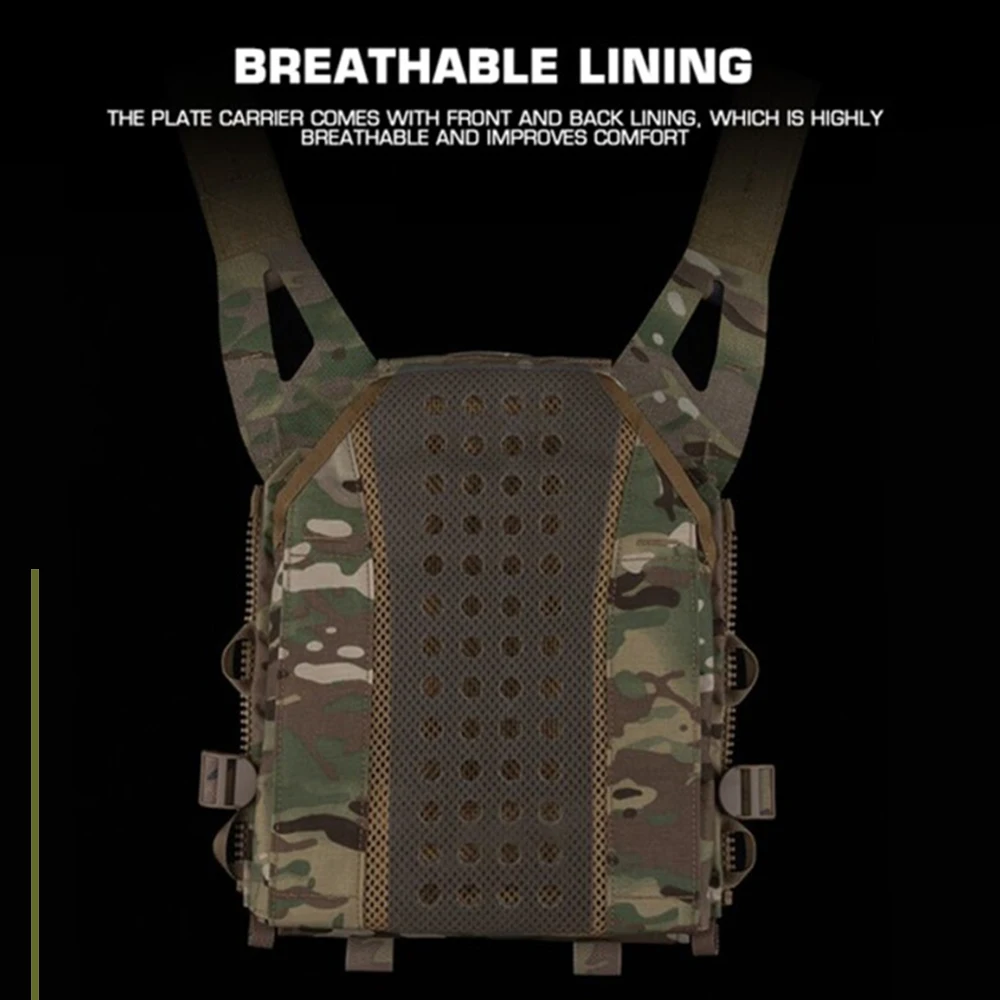 مجموعة حامل اللوحة التكتيكية JPC3.0 من سلسلة R مع نظام مولي مجهزة الاعتداء وحقيبة راديو ثلاثية المجلات ومعدات الغابة