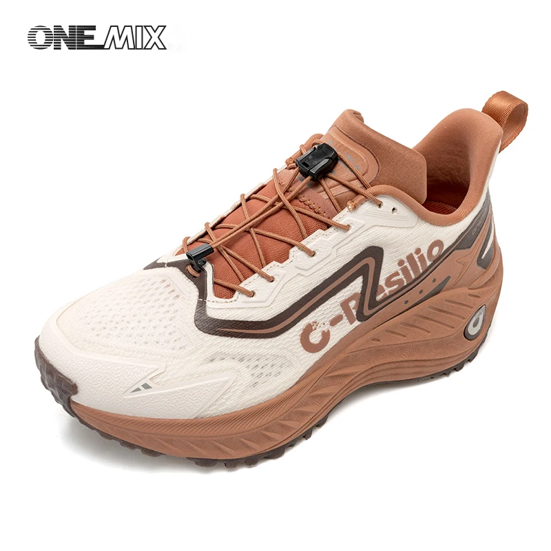 ONEMIX Outdoor Hiking Shoes Casual Mesh Sports Light Wear Running Shoes Men Non-slip Wear-resistant Climbing Shoes Women