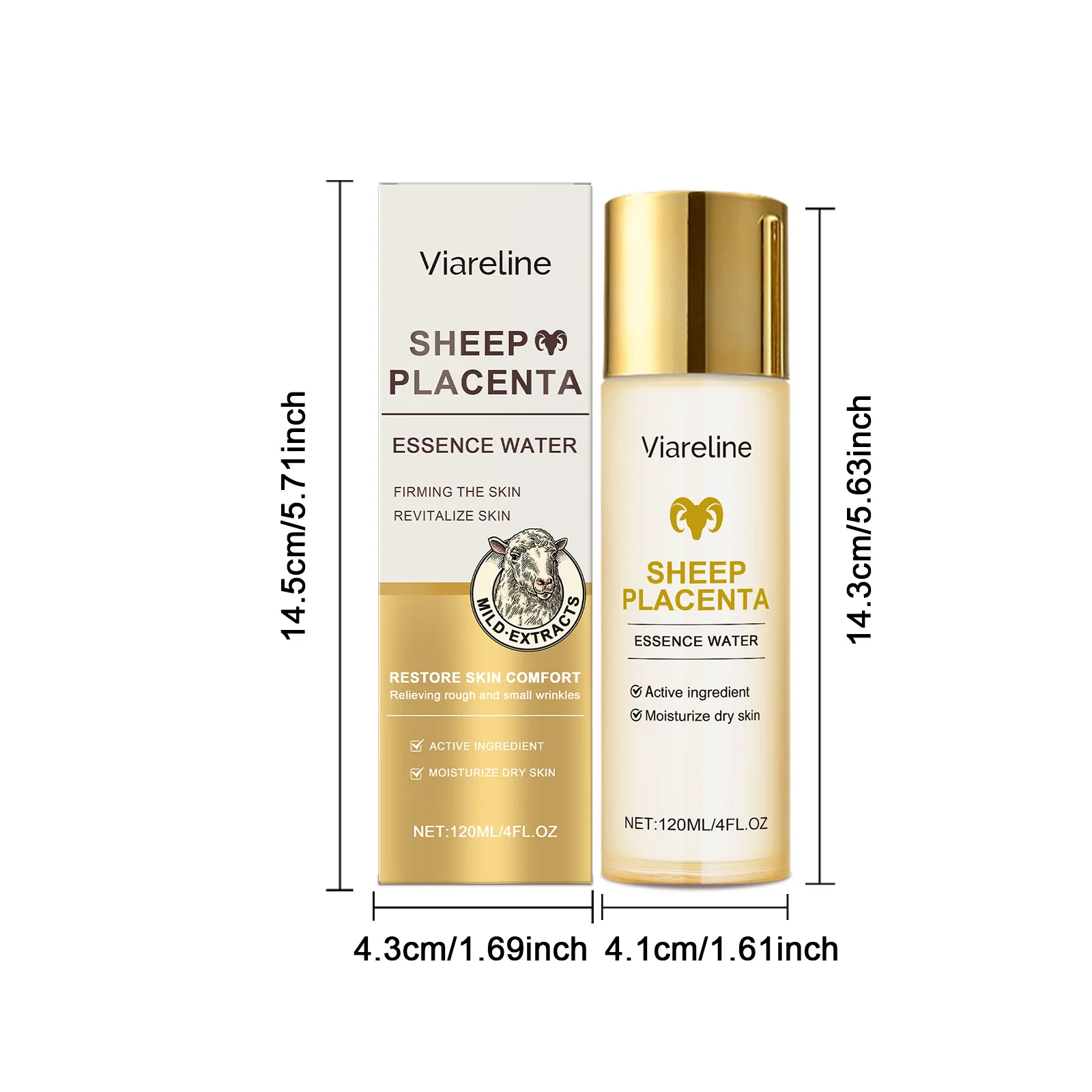 ヴィアレリン 羊プラセンタ フェイストナー 毎日の保湿で輝く肌へ 肌の質感を改善し、滑らかさを高める 栄養補給フェイストナー