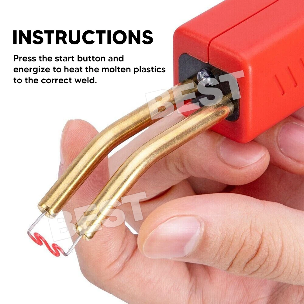Handy Plastic Welder Garage Tool Bumper Crack Repair Welding Machine Staple Set - 4