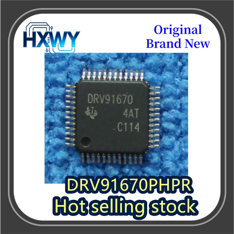 

(3/30 pieces) DRV91670PHPR DRV91670 HTQFP-48 Motor Motion Ignition Controller IC Chip Brand New Original