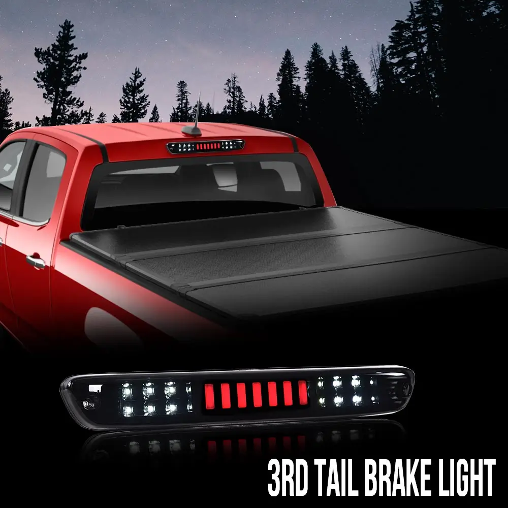 

Led Bar 3Rd Brake Light Cargo Lamp Fit for 04-2012 Colorado Canyon Black/Smoked Waterproof Snowproof Dustproof Car Accessories