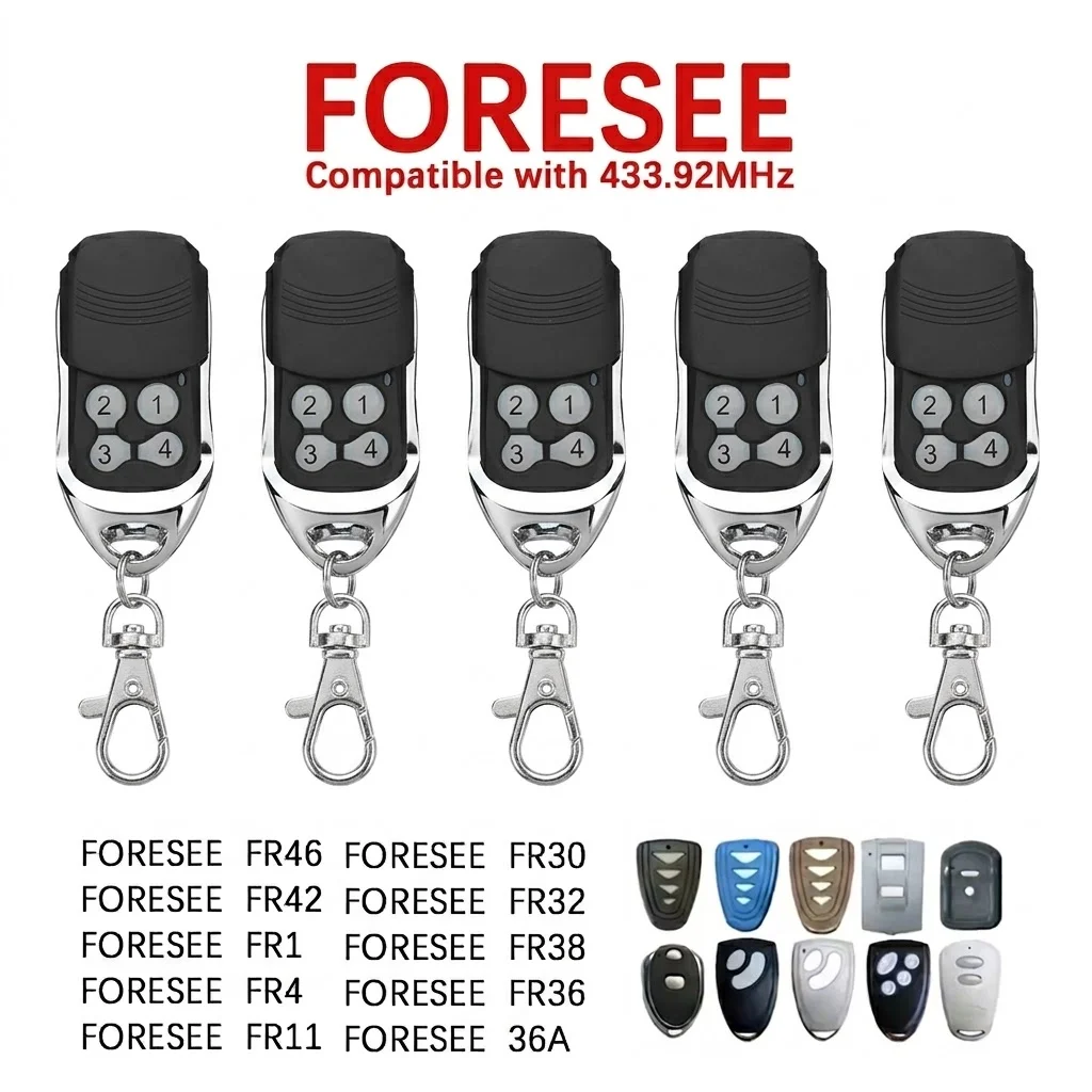

1-10 шт. 433.92 МГц пульты дистанционного управления FORESEE FR32 FR36 FR36A FR1 FR4 FR11 FR30 FR38 FR42 FR46 для гаражных ворот и автоматических ворот