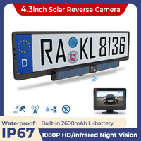 4.3inch Solar Vehicle Wireless Reverse Camera For Car RV Truck Trailer Pickup 12V-32V Car Monitor 1080P HD WIFI Rear View Camera