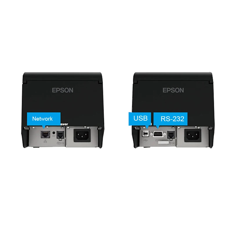 Imagem -06 - Impressora Térmica Epson Tm-t81iii Desktop Pos Impressora de Recibos Térmica Epson Tm-t100w para Cozinha Supermercado M532a 80 mm