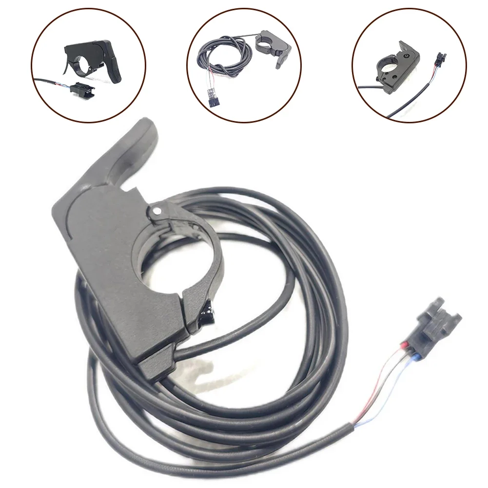 1×Elektrisches E-Bike Daumengas Geschwindigkeitsregelung Schnellspanner Trigger 140× 130× Gasgriff