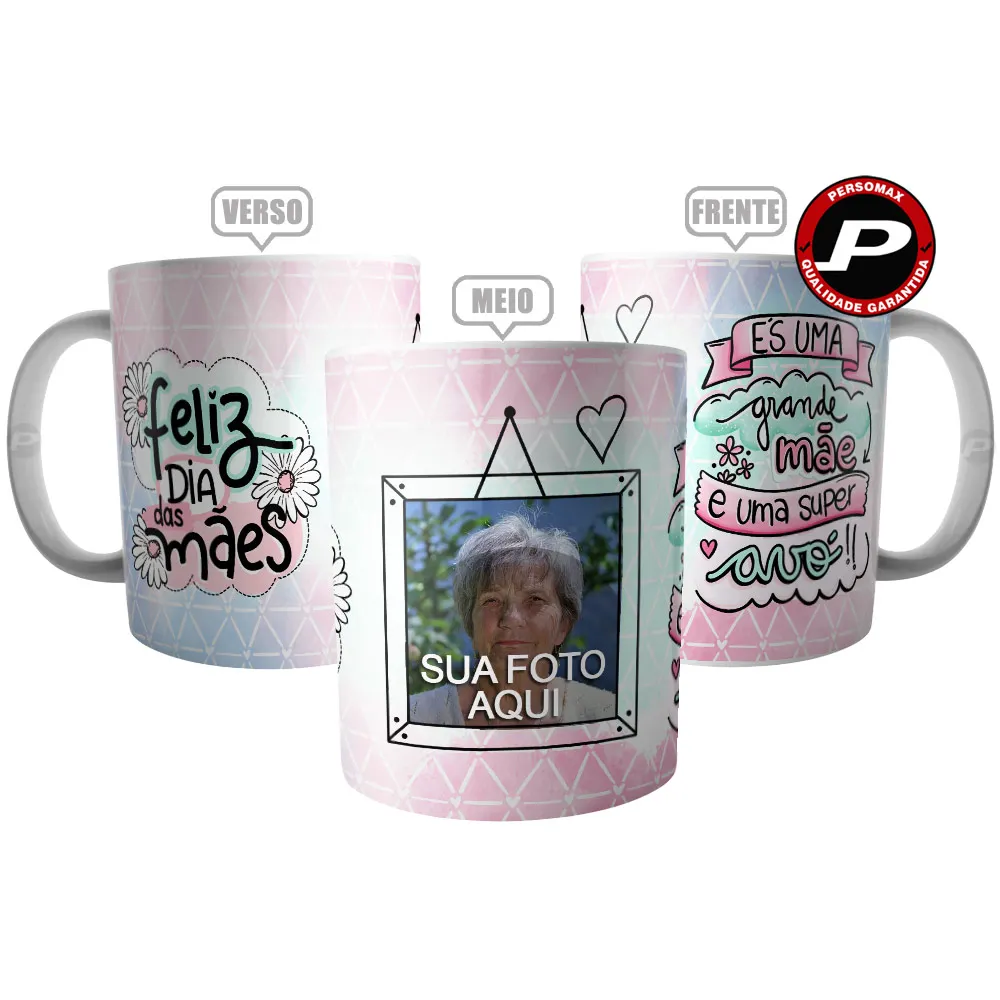 Custom Mug You're A Big Mother and A Super Grandmother-Happy Mother's Day Gift with Photo