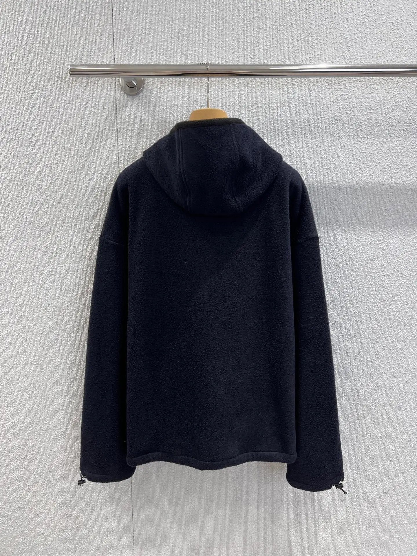 

2025 New jacket coat long-sleeved Lamb husband hooded solid Versatile Slimming Figure-hugging winter autumn