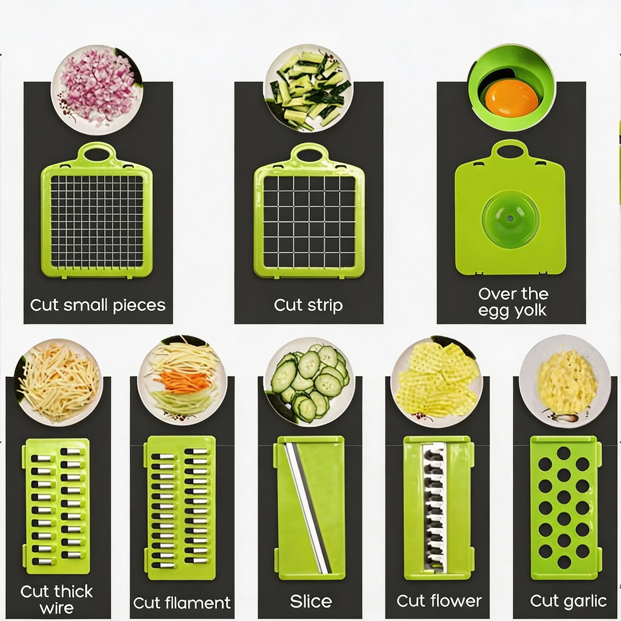 เครื่องหั่นผักอเนกประสงค์ 8-in - Mandoline Slicer Guard บทวิจารณ์และราคา