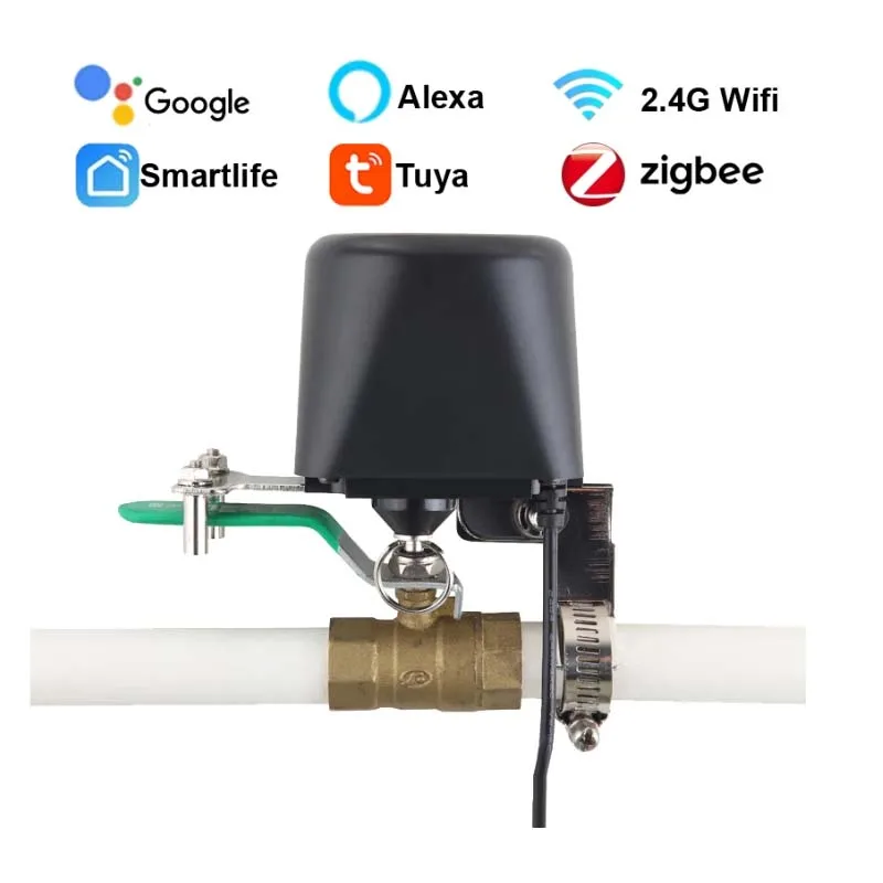 

Tuya WiFi Water Valve Zigbee Gas Shutoff Controller Support Alexa Google Assistant Smart Wireless Control Smart Life App