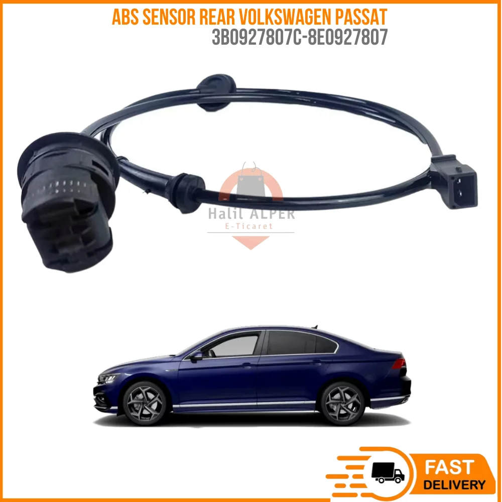 FOR ABS SENSOR REAR RIGHT-LEFT VOLKSWAGEN PASSAT 1.8 1.8T 1.9 TDI 96-05 OEM 3B0927807C-8E0927807 SUPER QUALITY HIGH SATISFACTION