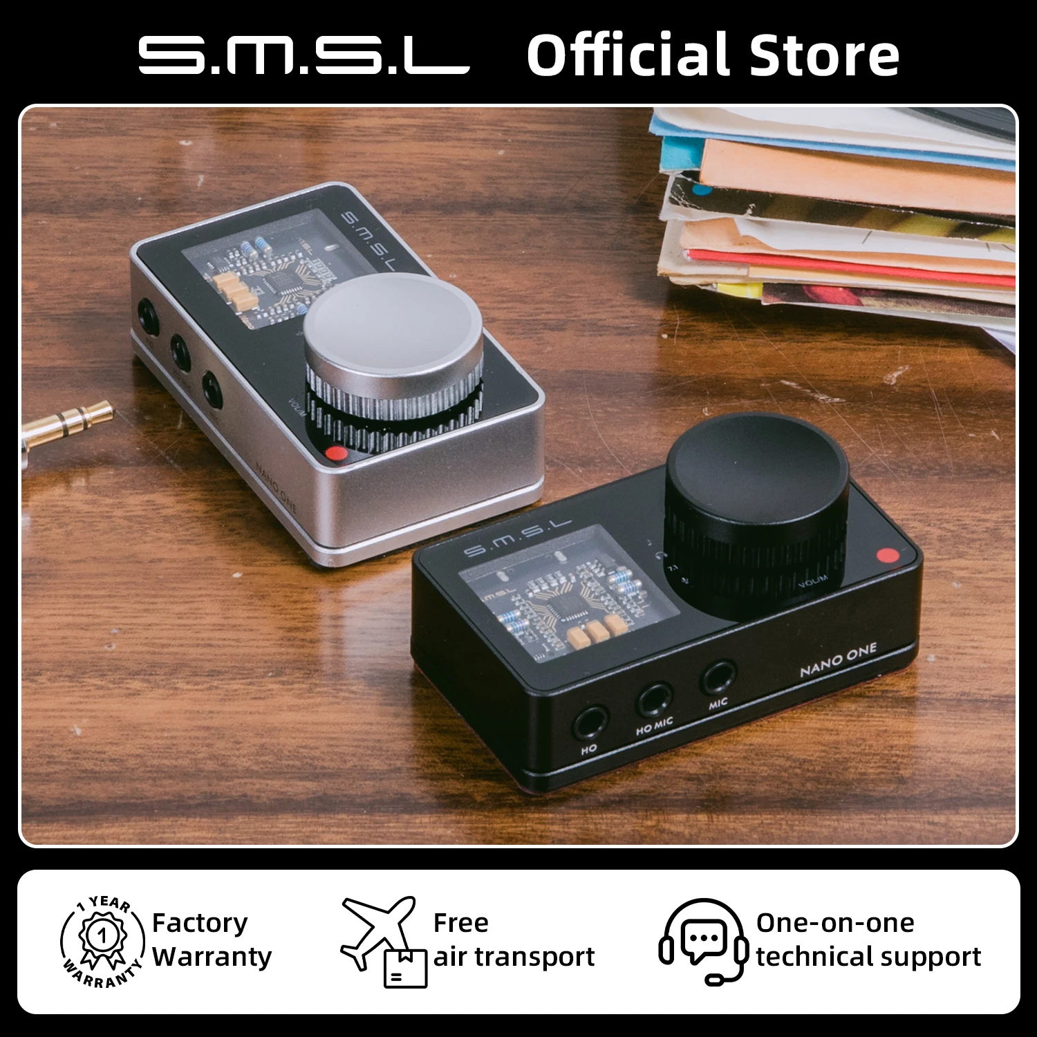 SMSL NANOONE PRO e스포츠 외장 사운드 카드 Hifi DSP 칩 오디오파일급 라이브 노래 지원 헤드폰