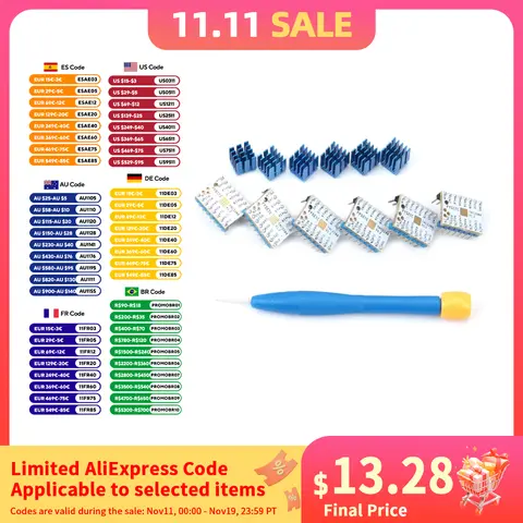 5pcs TMC2209 V4.0 Stepper Drivers FYSETC