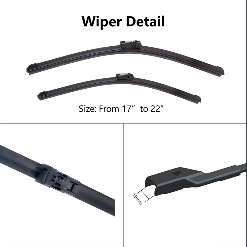 Car Wiper Front Wiper For Chery Tiggo 8 2018-2022 Windshield Windscreen Window Rain Brushes 22