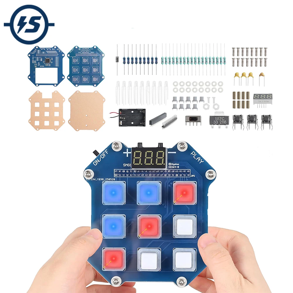 

3-in-1 Retro Games DIY Electronics Soldering Practice Kit STEM Educational Learning Project for Teens Adults Ideal Gift Idea