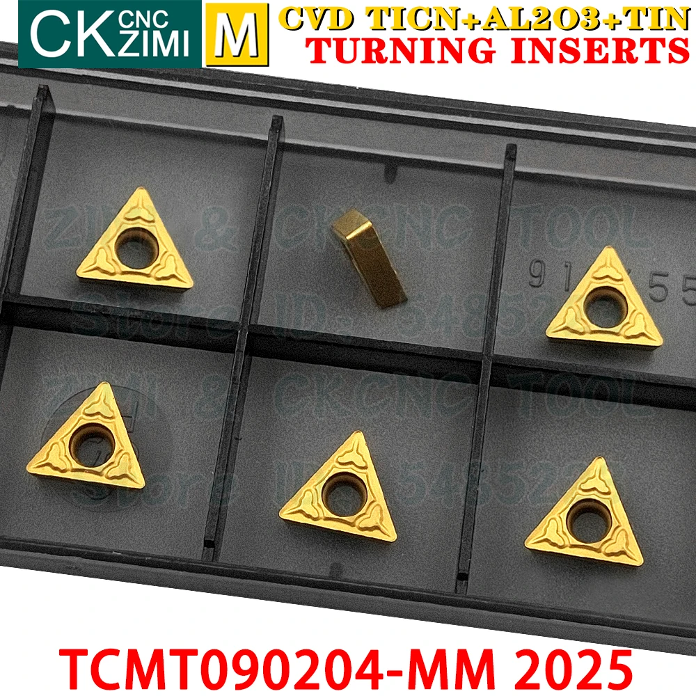 TCMT090204-MM 2025 TCMT 090204 MM 2025 كربيد إدراج الخارجية تحول إدراج أدوات TCMT باستخدام الحاسب الآلي الميكانيكية مخرطة معدنية أدوات القطع