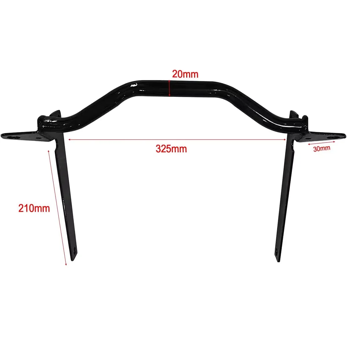 Motorcycle Auxiliary Lights Front Spotlight Holder Lamp Mounting Bracket Bar For Harley Softtail Deluxe Fat Boy 1998-2017