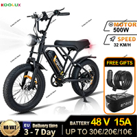 EU Factory Wholesale KOOLUX BK29 500W 48V 15Ah 55-80KM Long Range Electric Bike Bike E-bike Motor Bike