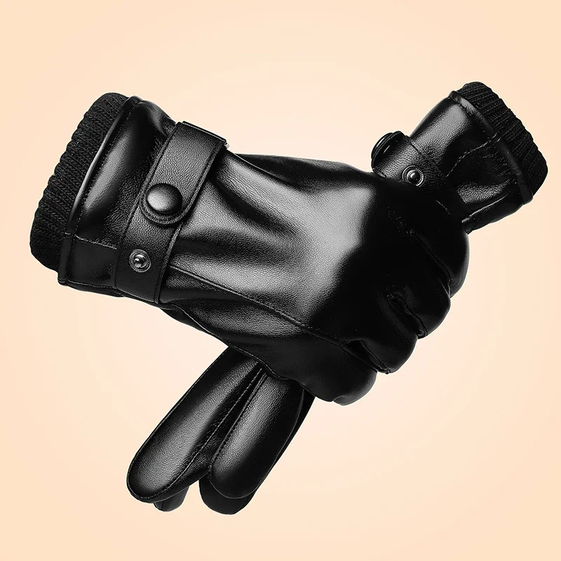 AliExpress Gloves for men's touch screen cycling, waterproof, plush and thickened motorcycle windproof, rider