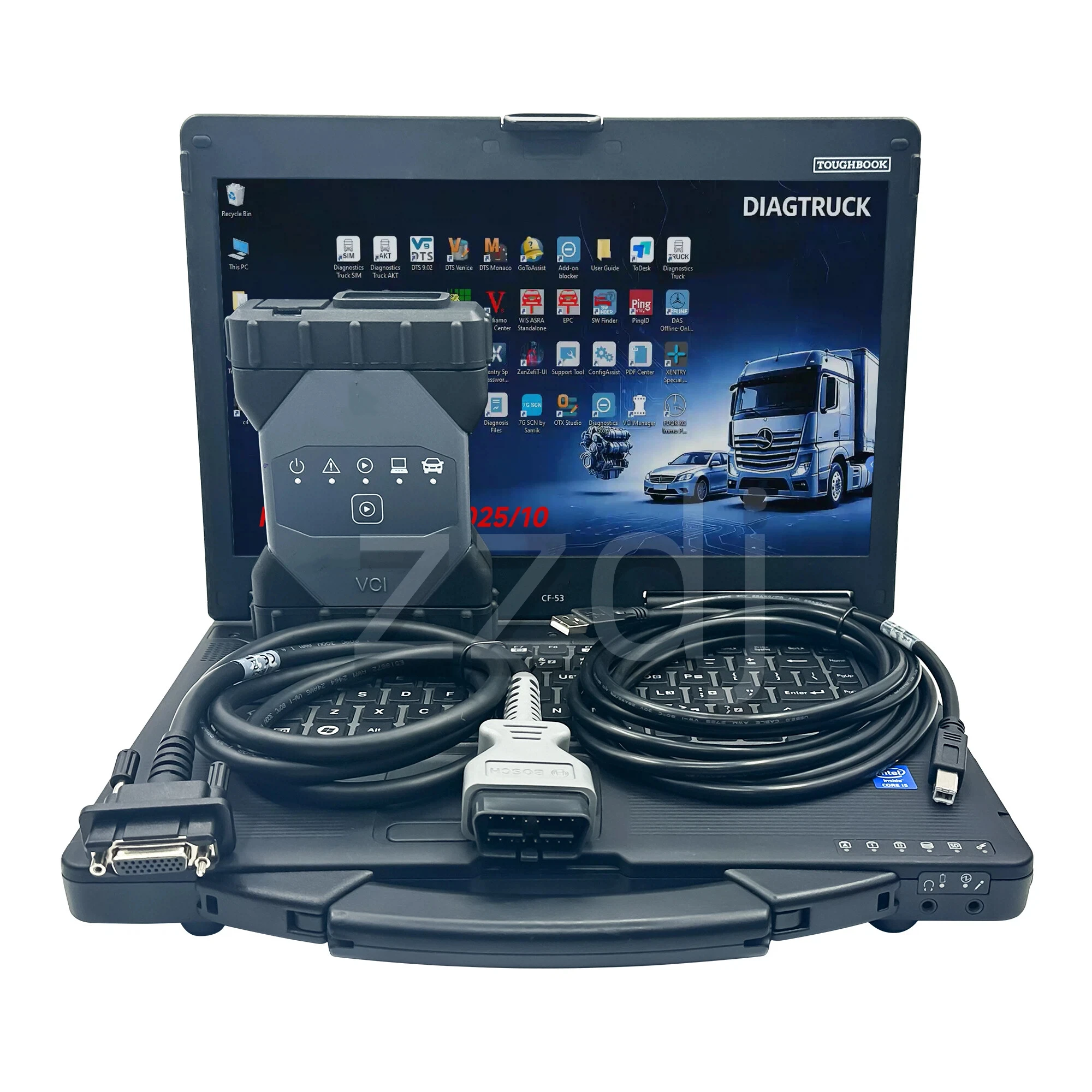 

STAR C6 DoIP VCI Diagnostic Tool for Mercedes-Benz, Industrial Laptop with Preinstalled Professional Software
