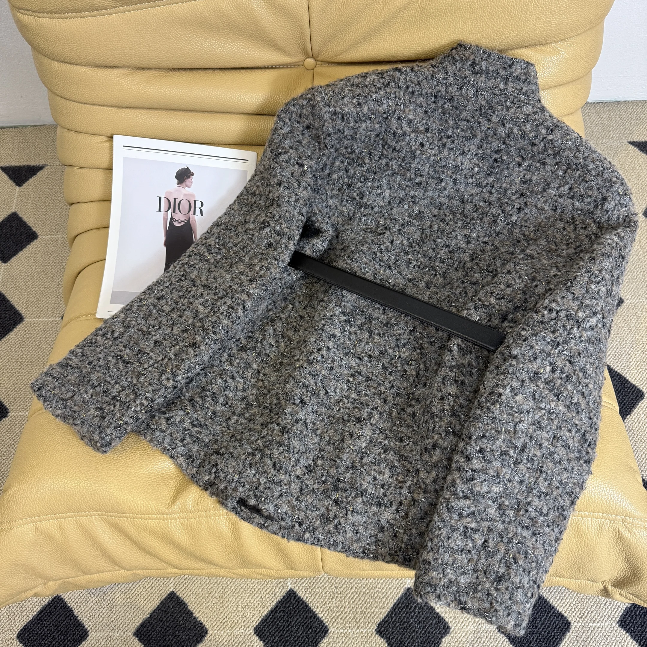 

25Ss осенне-зимняя женская хлопковая куртка в стиле ретро с крупным цветком и пухом LH201