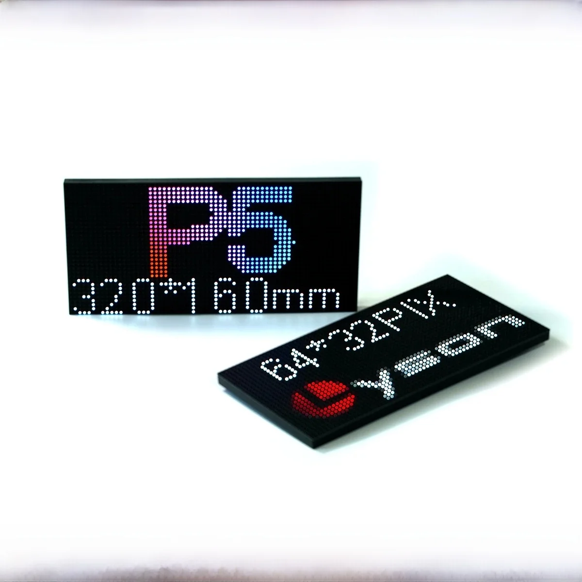 2 szt. P5 pełnokolorowy moduł kryty ekran elektroniczny sala konferencyjna Grande ekran wyświetlacz LED Panel 320*160mm RGB 64x32 punktów — zdjęcie produktu 7