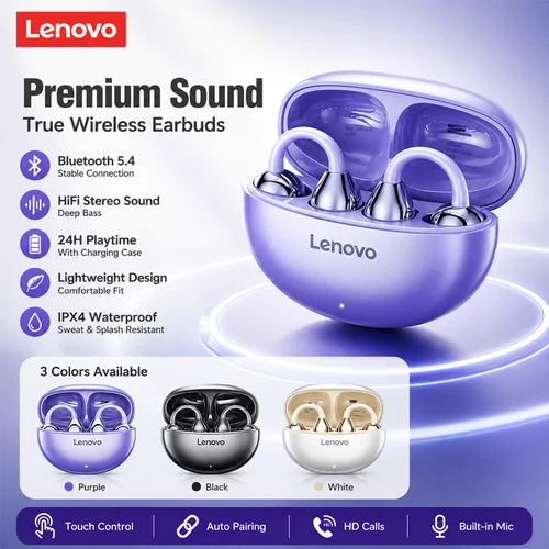 Lenovo Ta410 Auriculares Inalámbricos Con Clip Para La Oreja