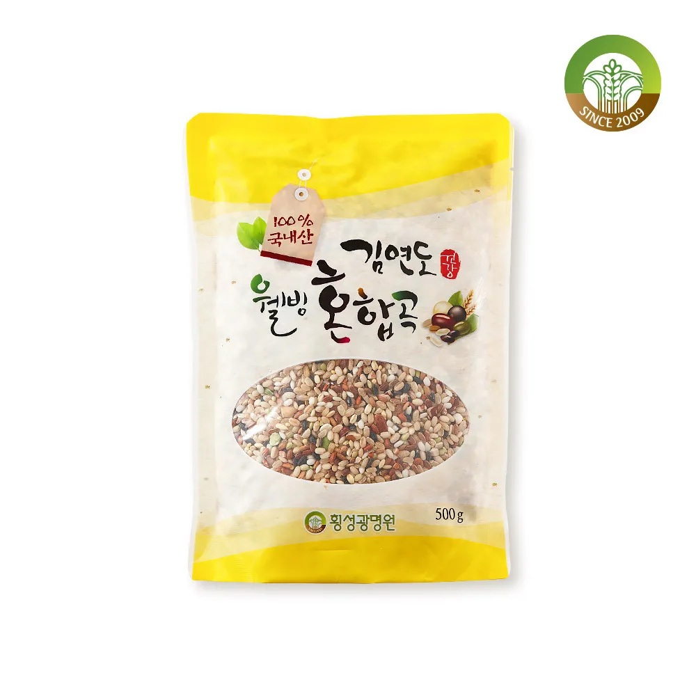 new [김연도혼합곡] 증산왕 김연도 웰빙혼합곡 500g(13곡) x 8봉