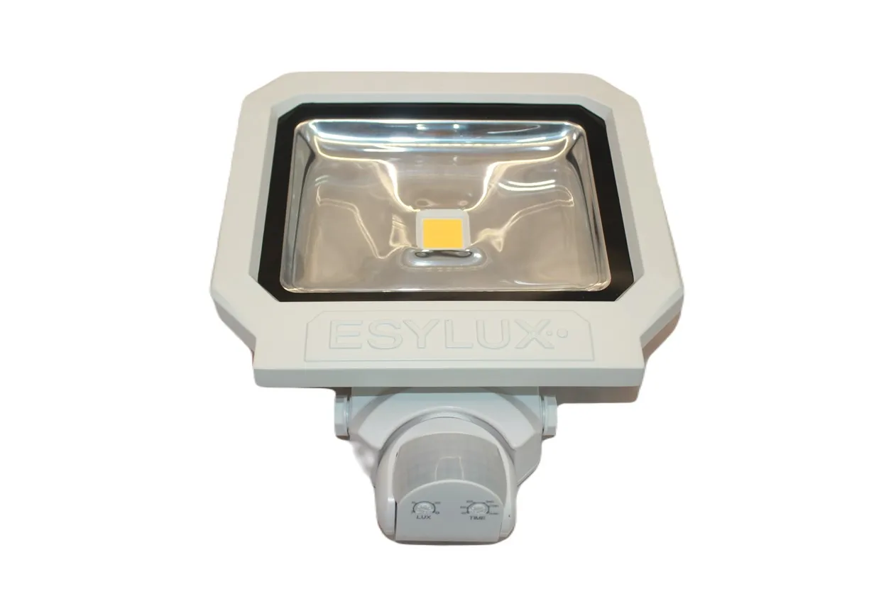 ESYLUX EL10810220 AFL SUN LED Floodlight 50W 3000K with Integrated Motion Detector