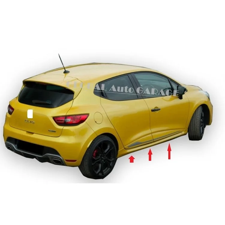 

For Renault Clio 4 Side Skirt Threshold 2012 2013 2014 2015 2016 Sill Trim Car Styling Auto Universal Spoiler