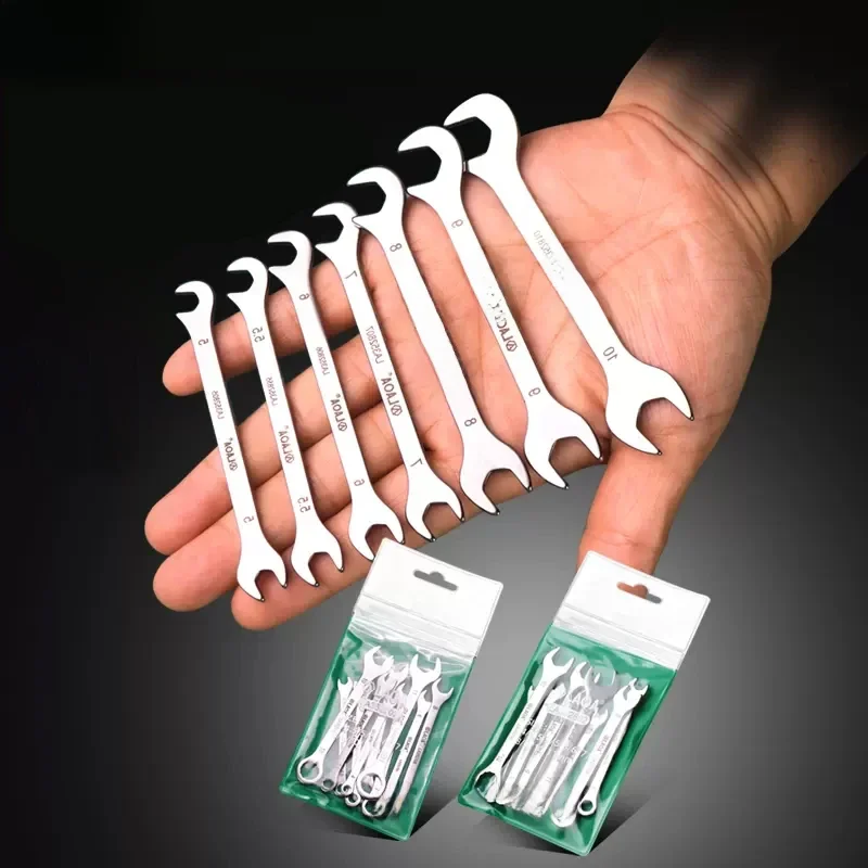 LAOA Mini clé à Double extrémité clé à extrémité ouverte clé Rool peut être transformée avec vous 5mm-11mm