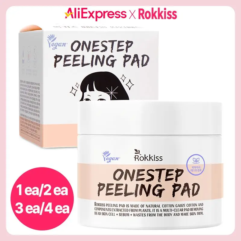 Rokkiss Onestep Peeling Pad 70pieces, 155ml