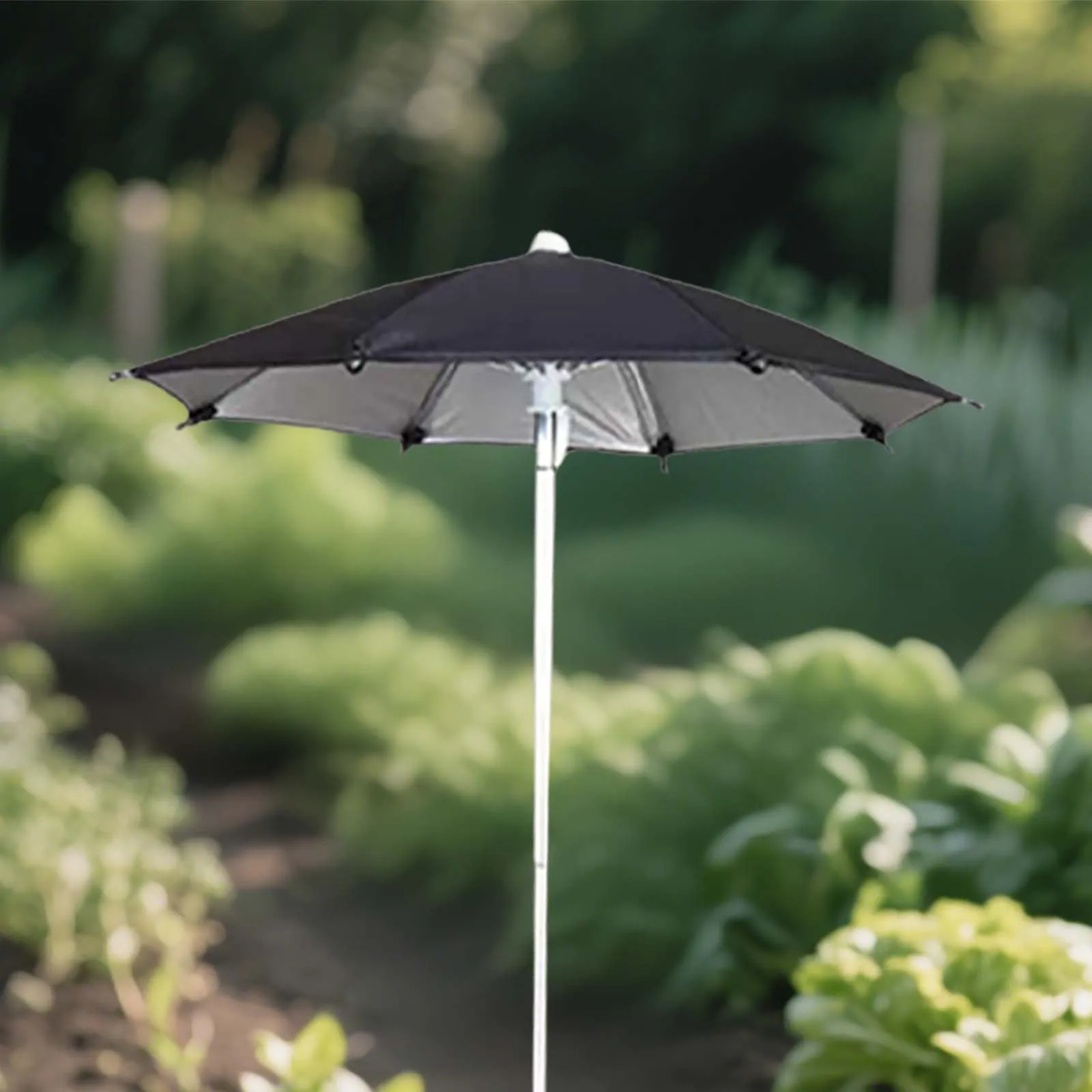 Plant Umbrella Waterproof Garden Umbrella Adjustable Height Shade Cover Sun Protection compact for Courtyard Garden Beds Yard