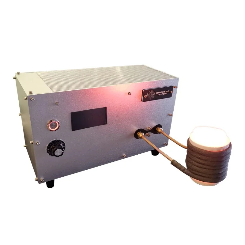3000w ZVS Hoge Frequentie Inductie Verwarming Machine Voor Het Smelten Van Goud En Zilver Ijzer Onderdelen Gloeien + Smeltkroes 220V - afbeelding 2