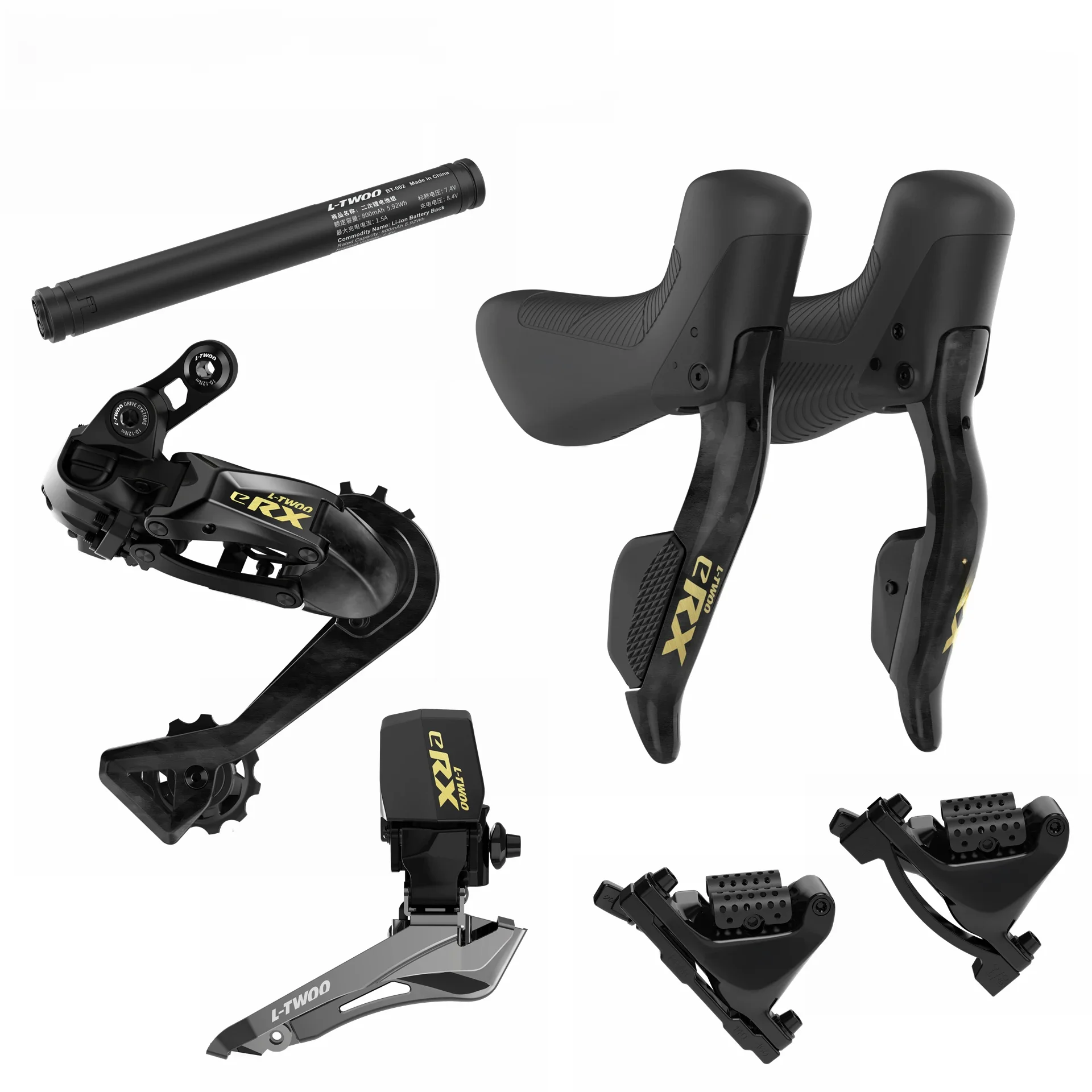 AliExpress LTWOO eRX eR9 2x12s / 2x11s Electronic Groupset, Road Electronic Groupset, Replaceable battery, APP programming