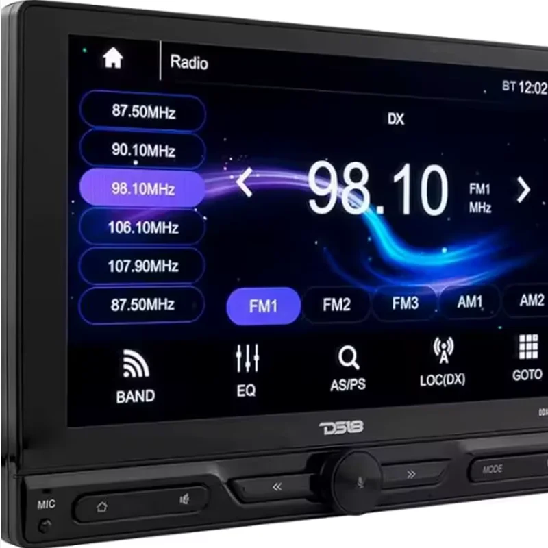 المبيعات بالجملة لـ 10.5 وحدة تحكم دوارة عائمة تعمل باللمس أحادية DIN مع وصلة مرآة USB GPS وAndroid 10 (4x64GB)
