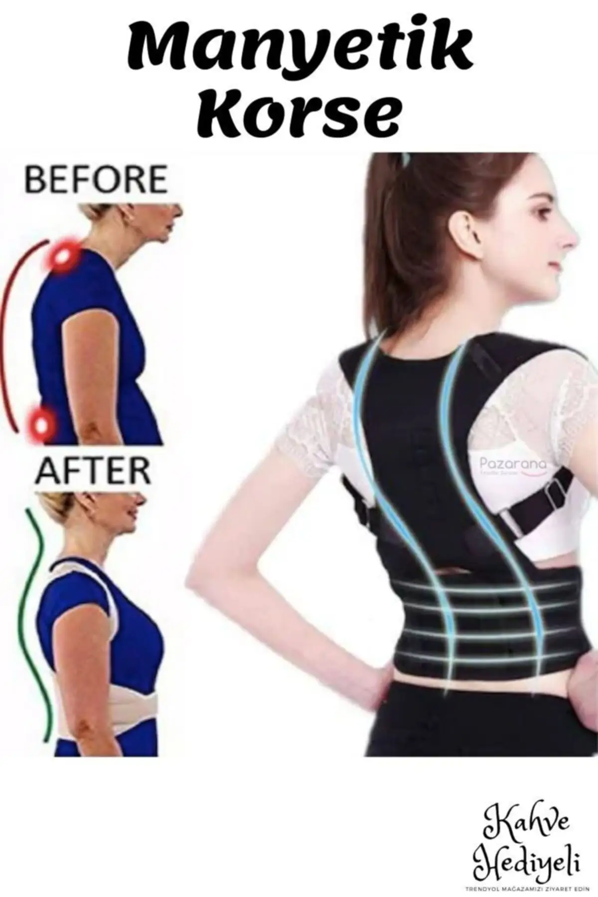 Adjustable Back Shoulder Posture Corrector Belt Clavicle Spine Support Back Pain Support Prevent Humpback Upper Back Neck Brace