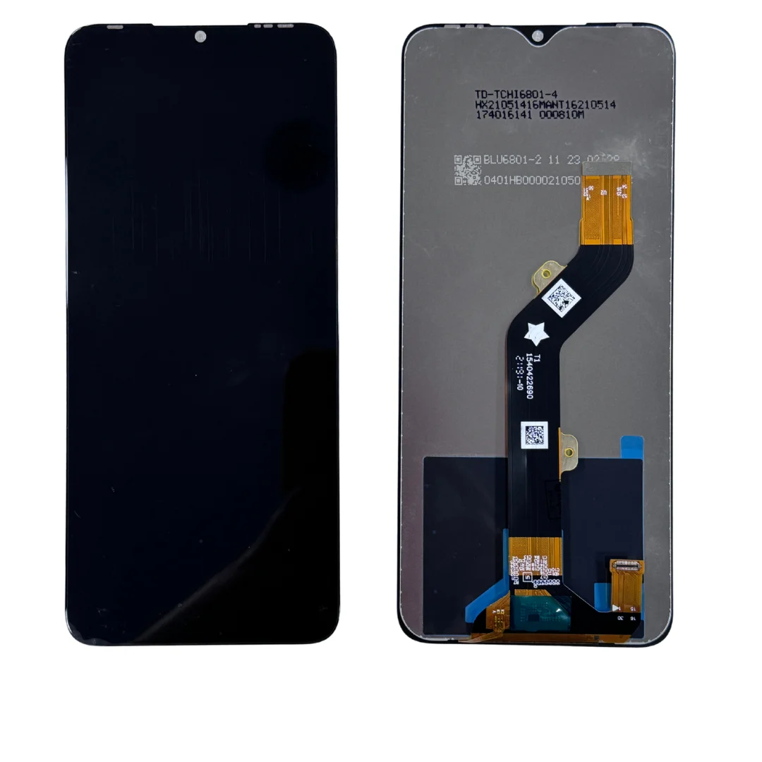 Original Display Touch Screen Digitizer with Frame Repair Replacement Infinix Hot 11 6,82 X689F LCD